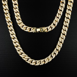 PE3370 18K Miami Cuban Link Gold 14.5mm×70cm