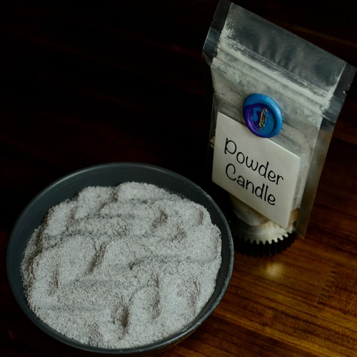 Powder candle gray