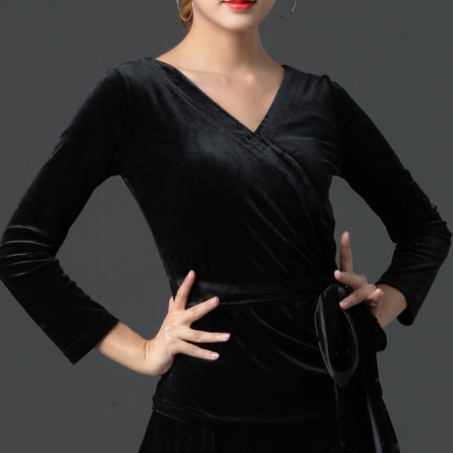 ラップデザイン ロングスリーブ ウエストリボン トップス ds1180