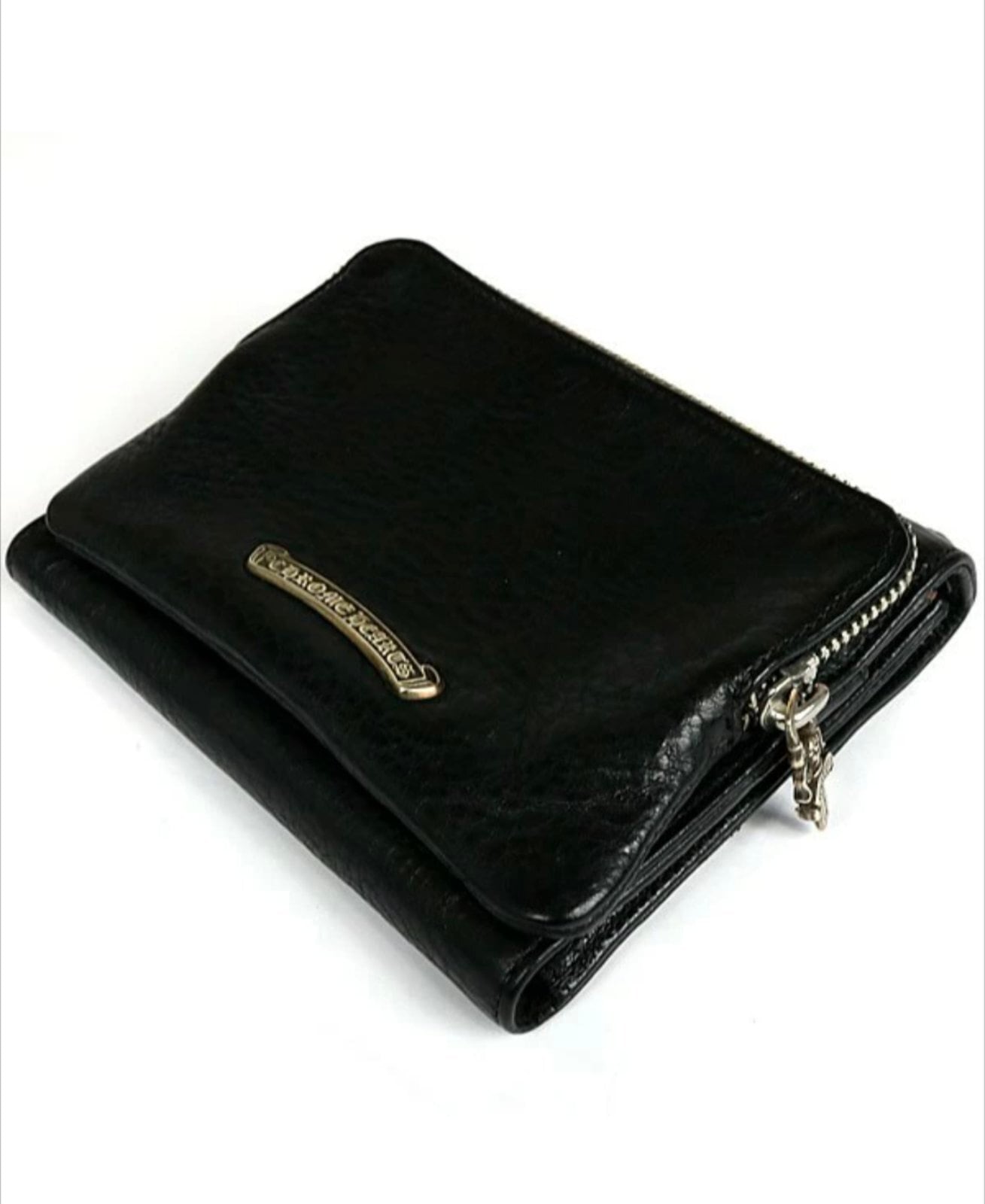 CHROME HEARTS クロムハーツ ビッグスプーン クロスボタン ウォレット