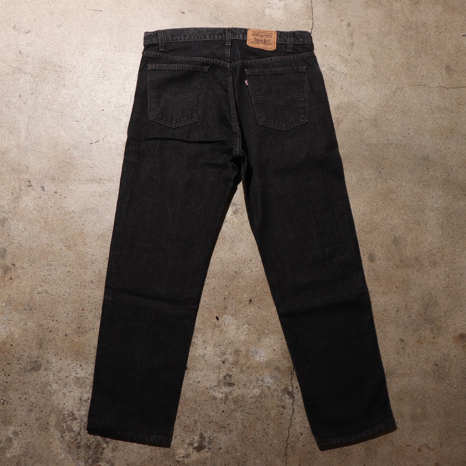 極美品 38×30 先染め 505 USA Levi