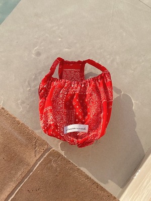 予約【cheese n mood】New Paisley Sleeveless (Red)