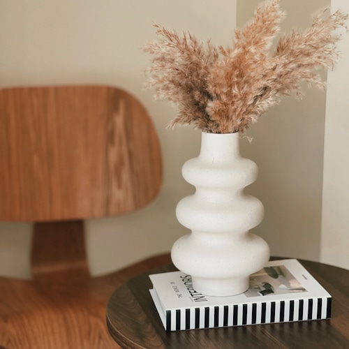 【お取り寄せ】Textured White Vase