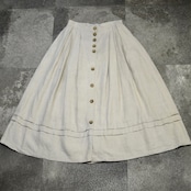 tyrolean linen skirt ivory