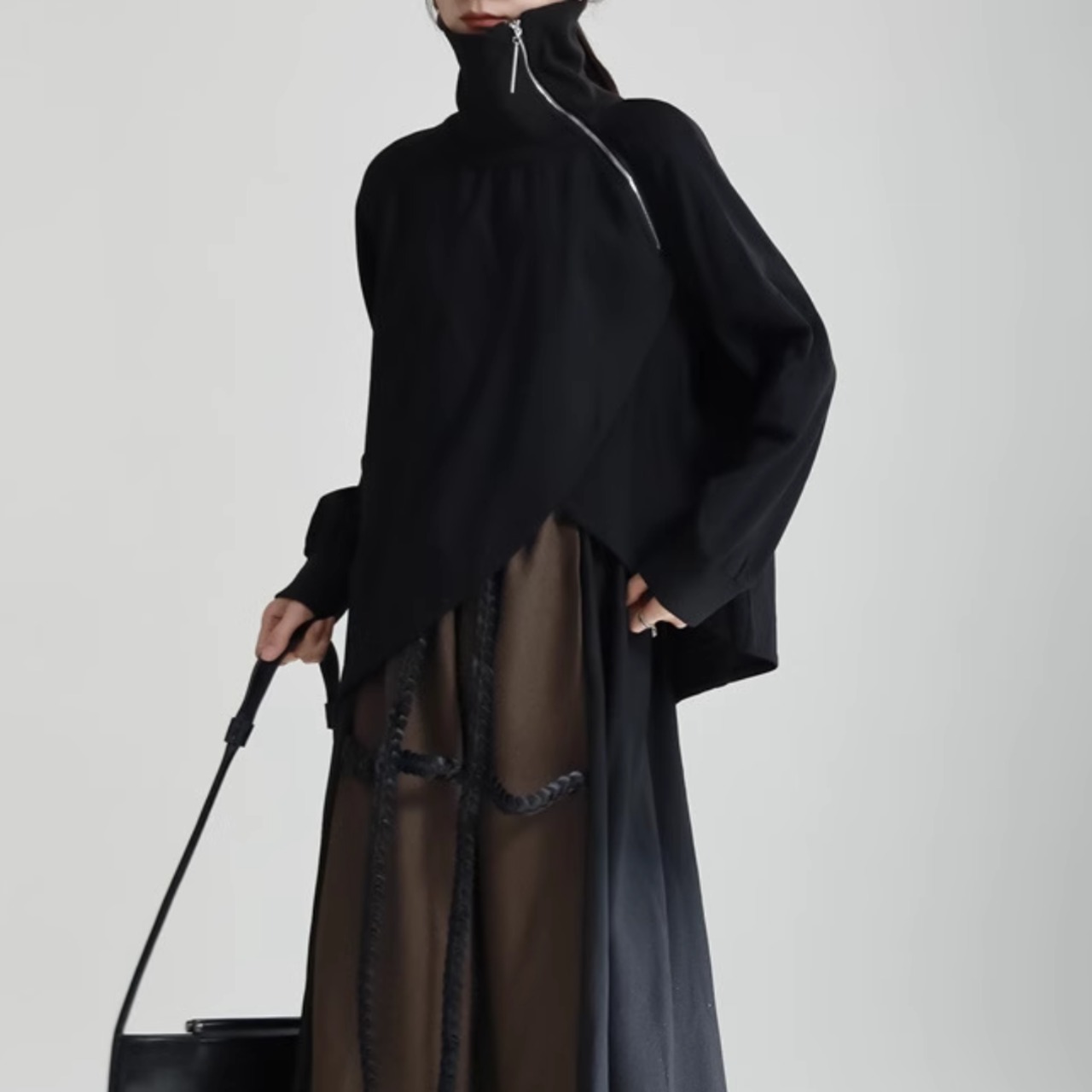 zip-up pullover (ME118)