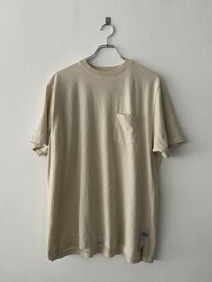 THE CORONA UTILITY / CC010 / BASIC POCKET TEE - DEXIM exclusive / COTTON RAYON JERSEY - SAND BEIGE