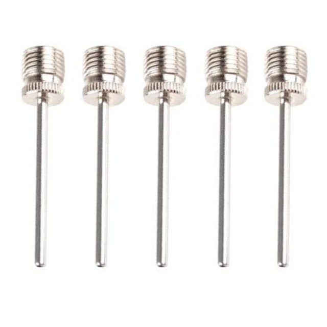 バスケット　サッカー　ポンプニードル　ボール ニードル　空気入れ　ボールポンプ針　５本入り