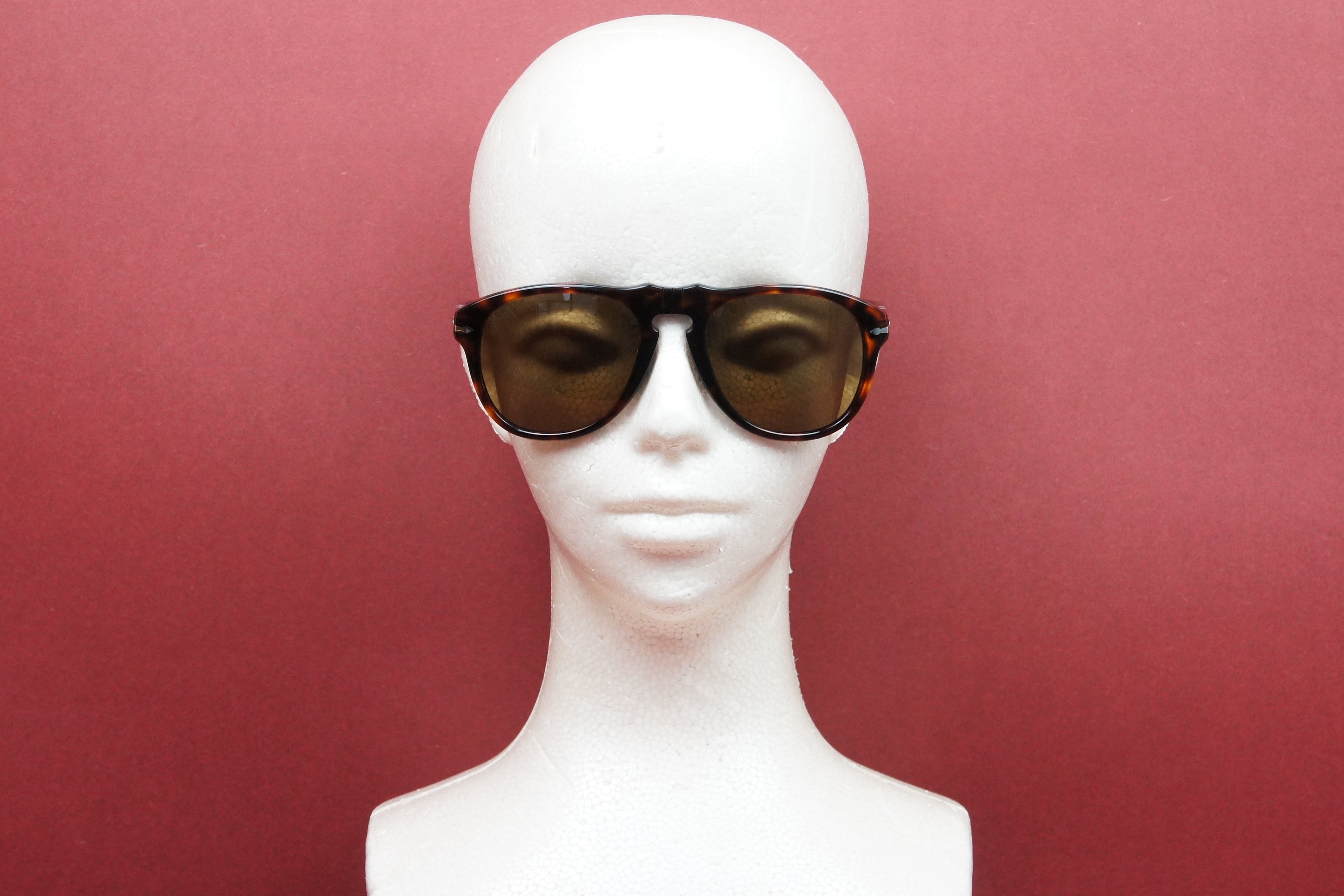 Persol 偏光 サングラス 649 24/57 ティアドロップ フレーム おしゃれ