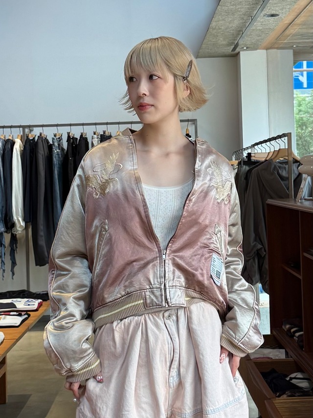 【26AW | WOMEN】Maison MIHARA YASUHIRO ミハラヤスヒロ / スカジャン / SUN FADED SUKAJAN  J17BL142