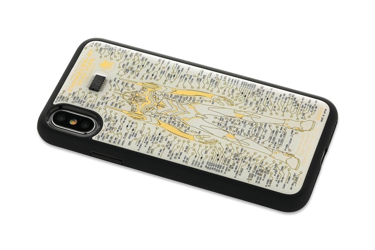 FLASH EVA01 基板アート iPhone X/XS ケース | PCB ART moeco