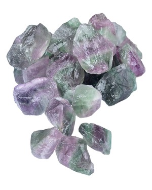【数量限り】 天然水晶 フローライト 天然彩蛍石原石 (約2-3cm)