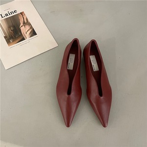 Pointed toe  flat pamps＊S-222