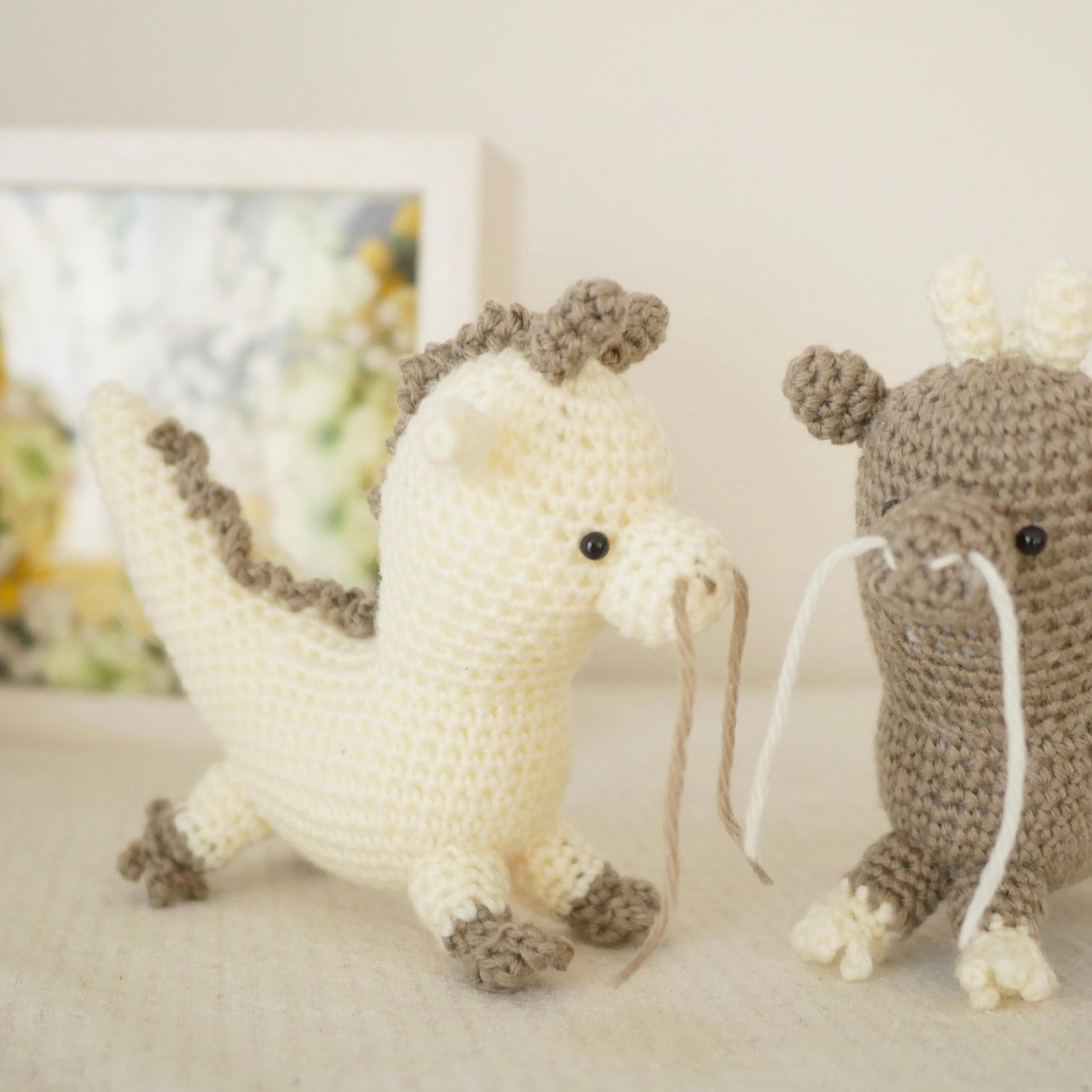 辰のロンロンのあみぐるみ｜macaroniさんコラボキット | ［hus