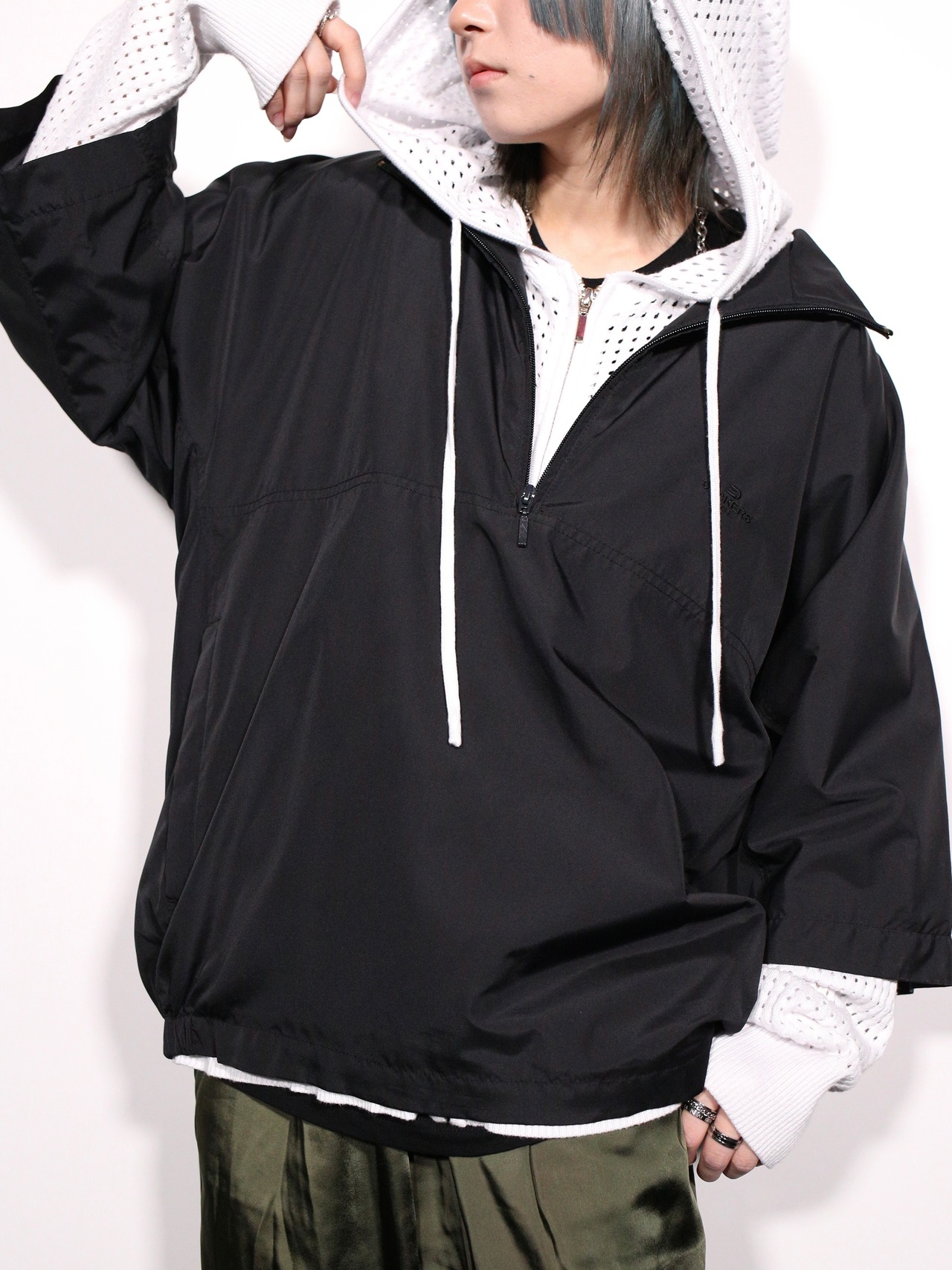 half-zip minimal mode tec s/s pullover - 4