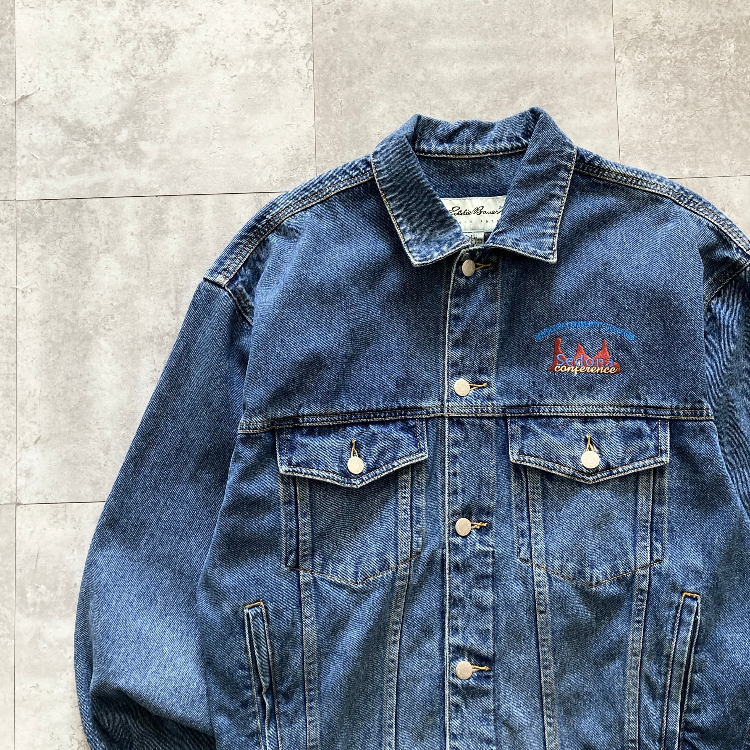 80s ポロバイ ラルフローレン 刺繍ロゴ スウィングトップ ブルゾン XXL Size.XXL】80's POLO by RALPH LAUREN ポロバイラルフローレン USA製
