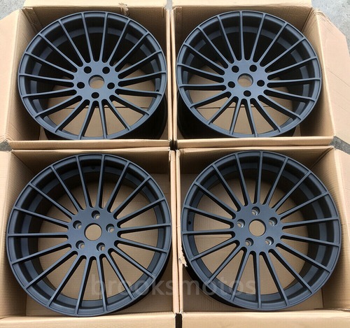 21インチ NEW HM スタイル ブラック ホイール テスラ モデルY 21X9.5 21X10.5 BRN-1530−2