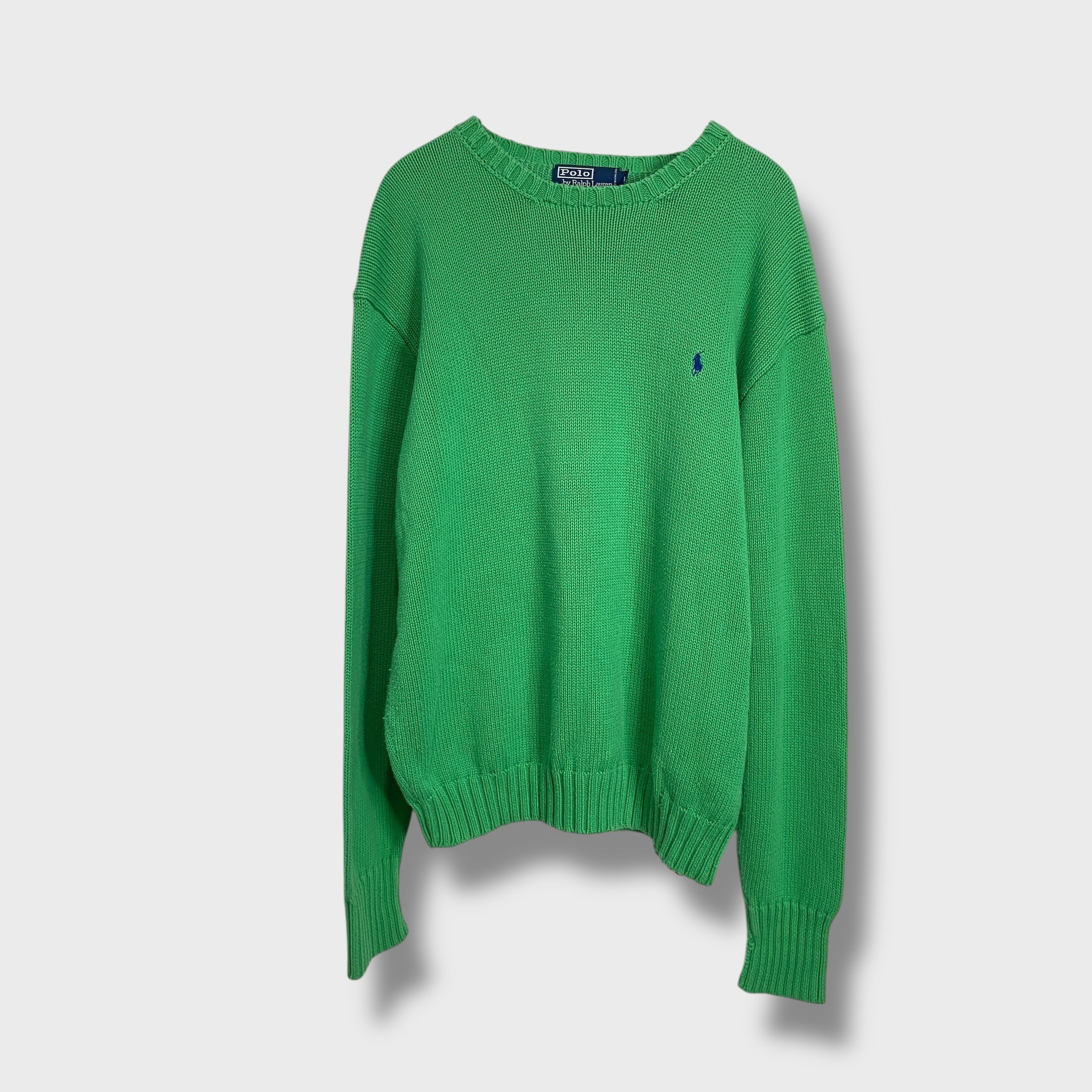 ラルフローレン コットンセーター 深緑 L POLO RALPH LAUREN - Polo by