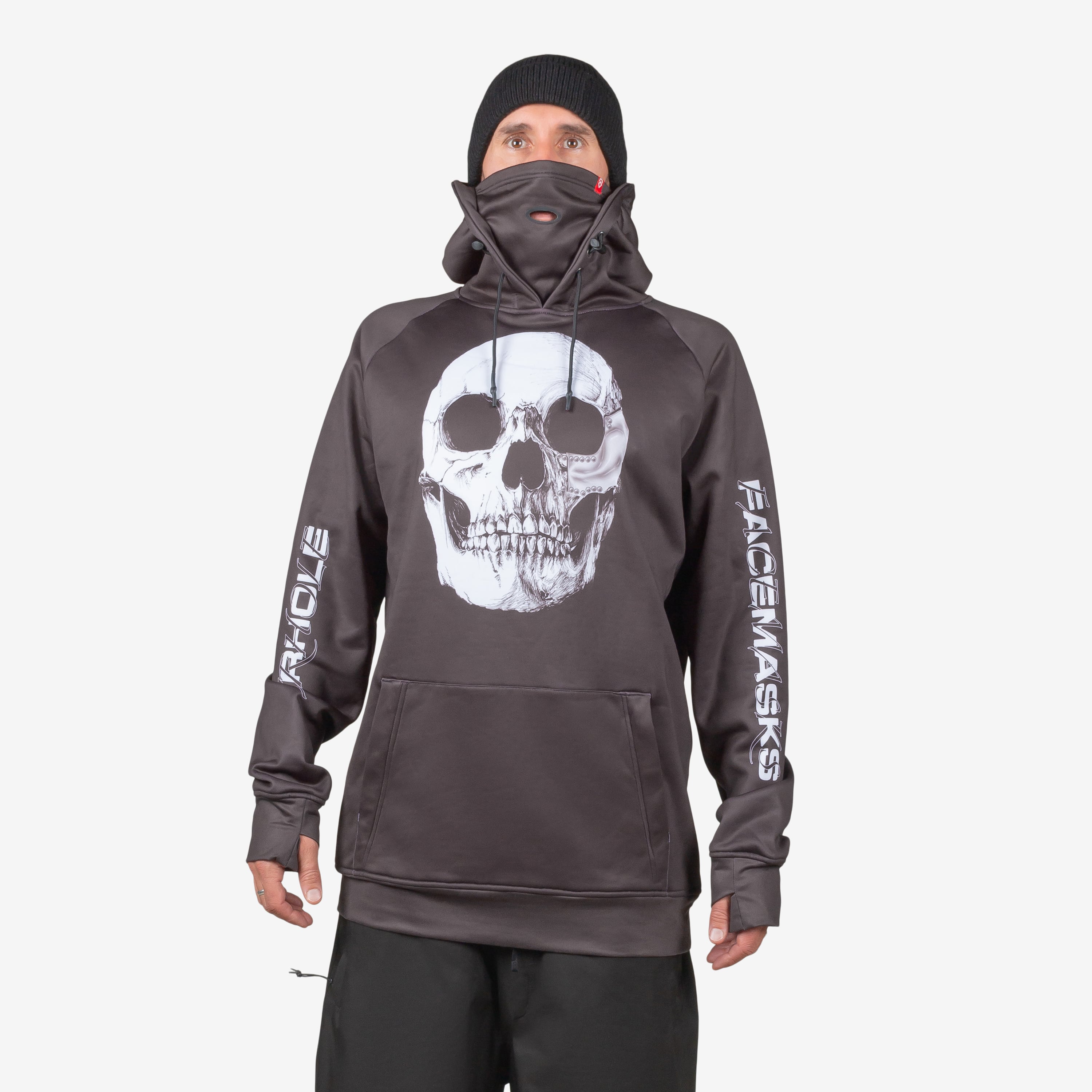 AIRHOLE】 BALACLAVA FULL HINGE POALRTEC 100 BLACK バラクラバ
