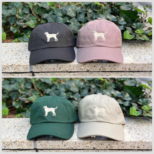 DOGシルエットCAP 《Yellow》