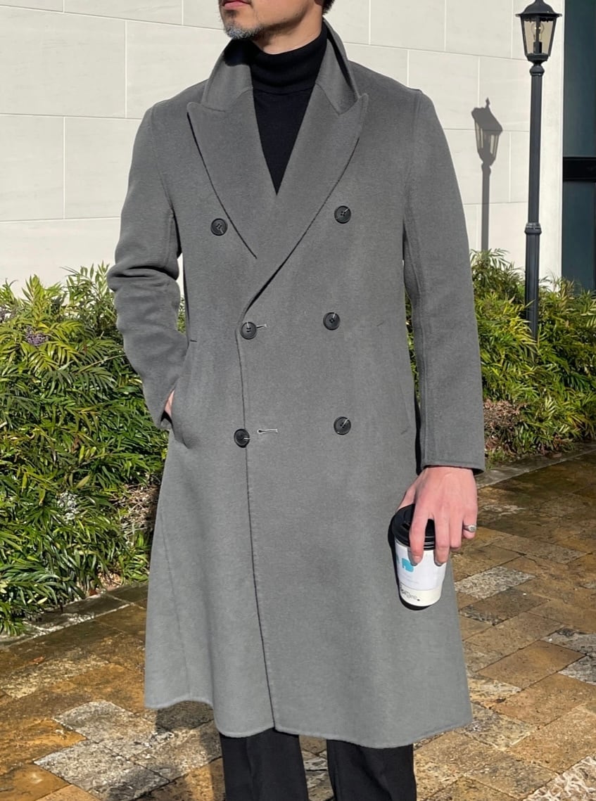 ウールカジュアルダブルコート | Wide Range