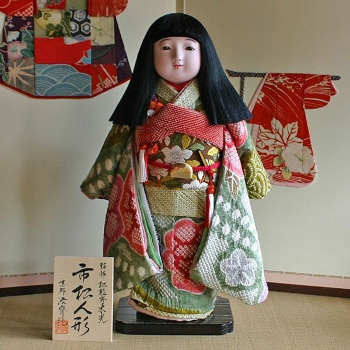 松乾斎東光】京製尺五市松人形（女） | グローバル文化サロン京都洛齊