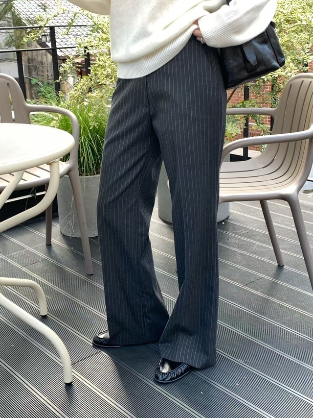 (予約) verveine / Lina pinstripe slacks 2color