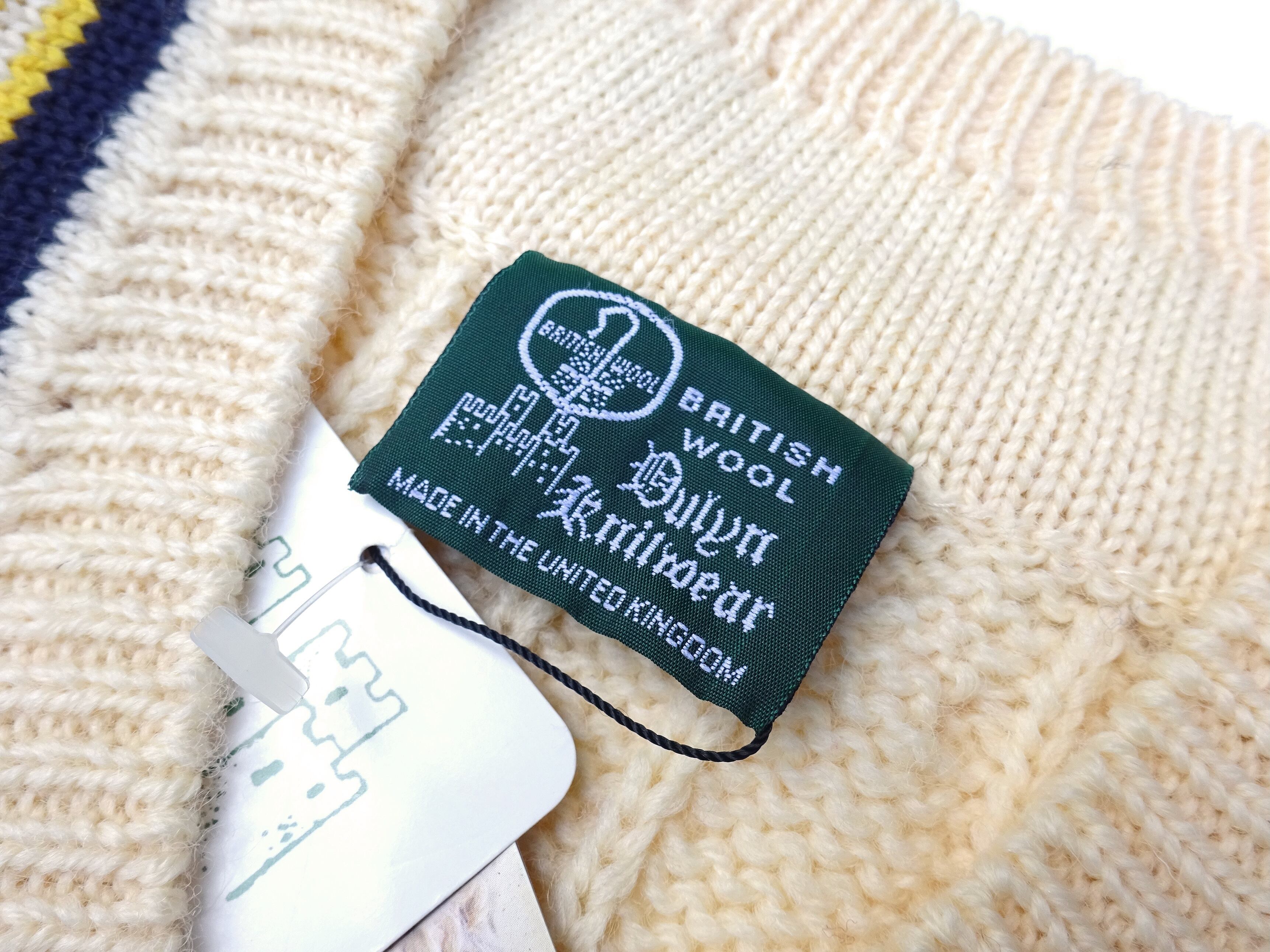 DULYN KNITWEAR (デュリンニットウェア) CRIKET P/O SWEATER アラン  