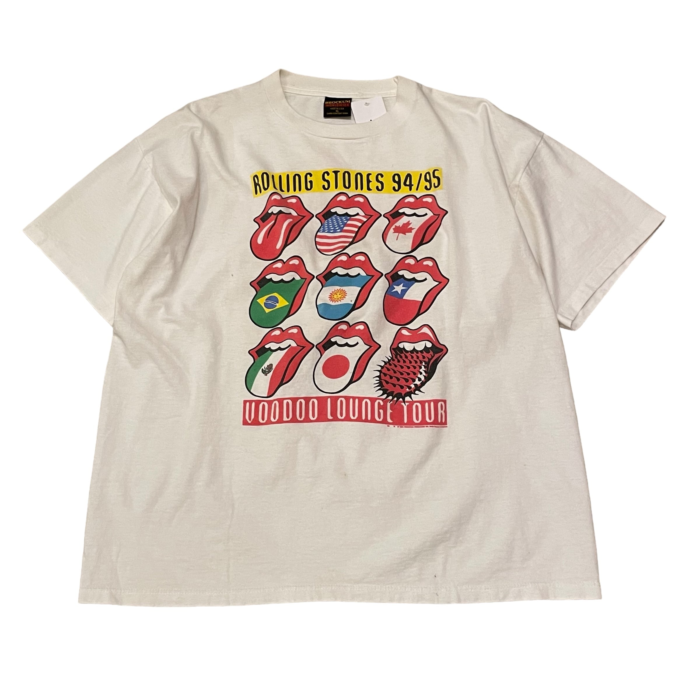 90s ROLLING STONES “VOODOO LOUNGE TOUR“ t-shirt | What’z up powered by BASE