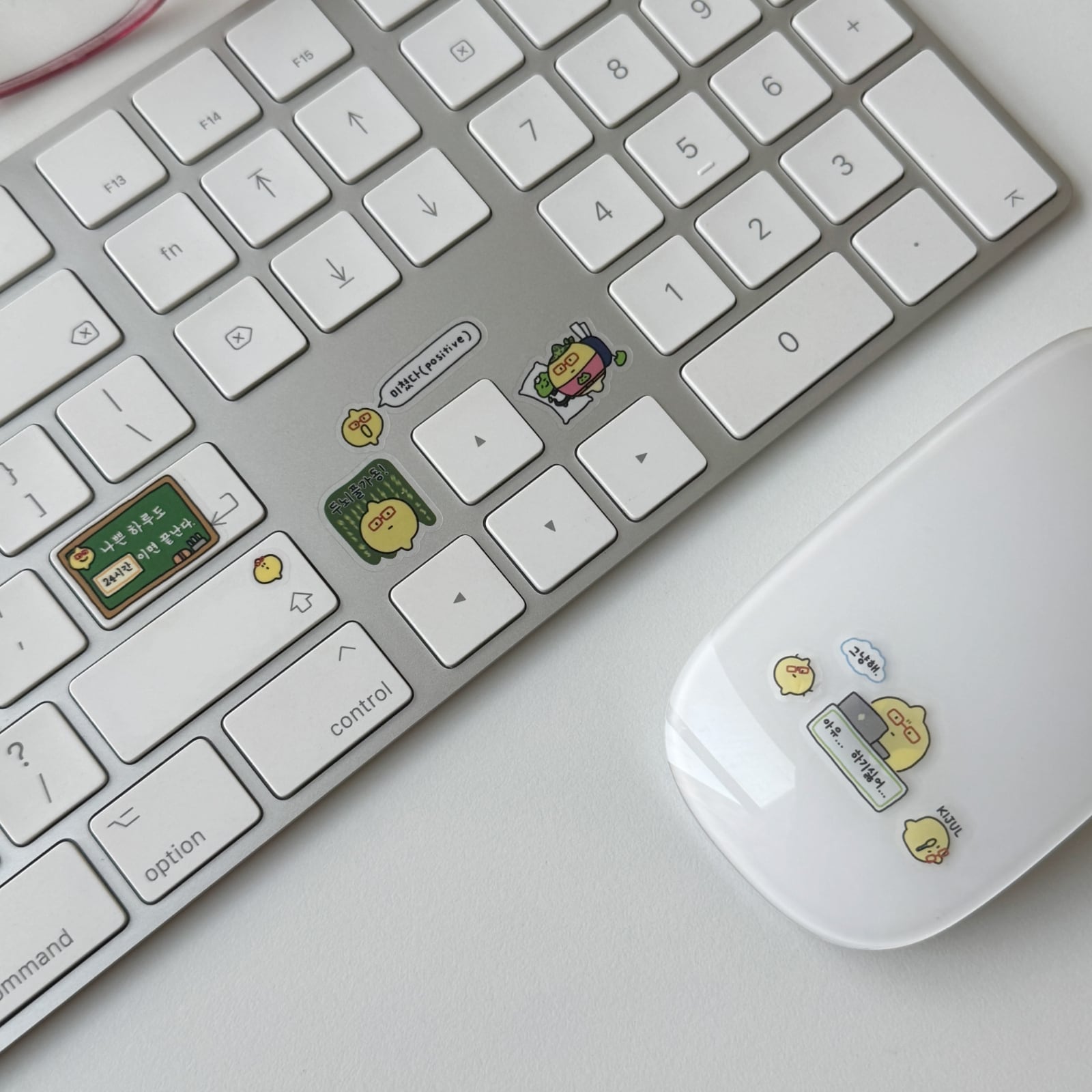 second morning] 赤メガネ レモニ クリア ロール ステッカー | moim