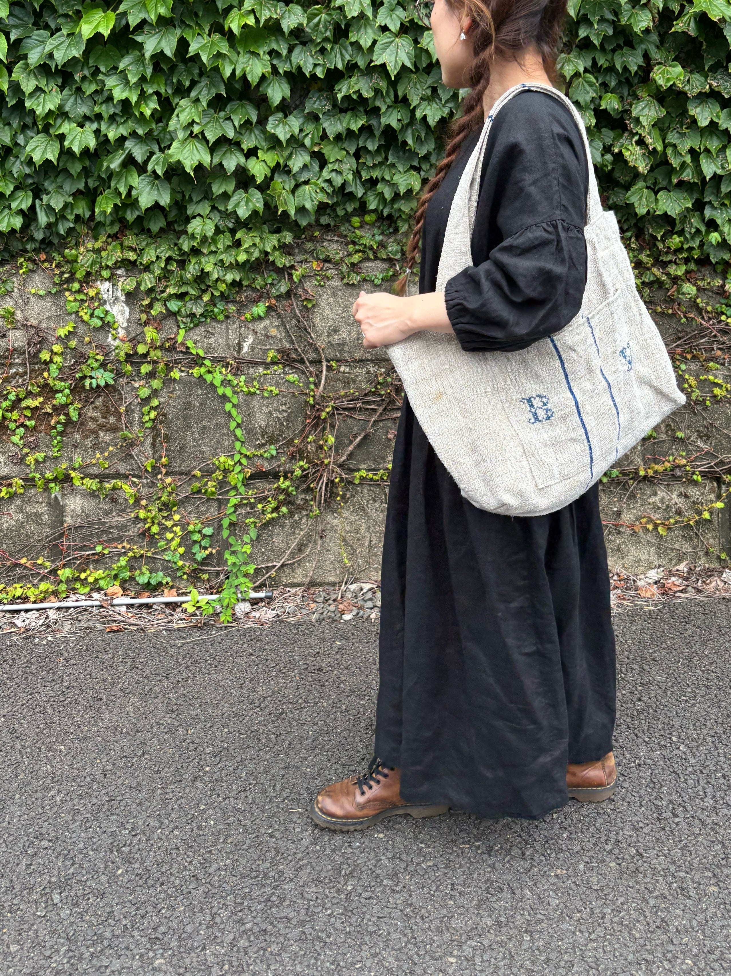 大人気アンティークリネンラベンダートートバッグ♡ | morinooto