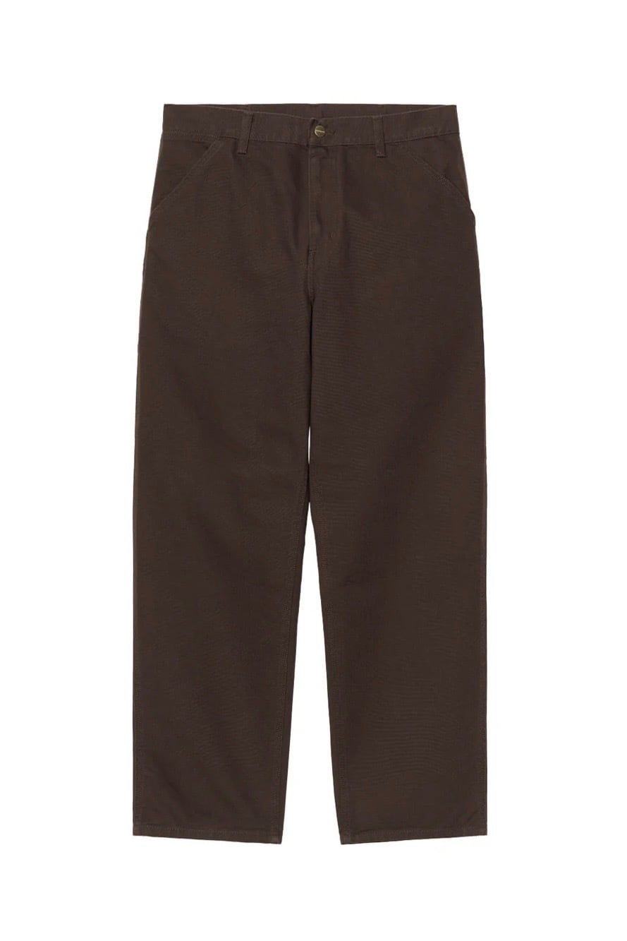 Carhartt WIP/カーハートダブリューアイピー Single Knee Pant - Tobacco, rinsed