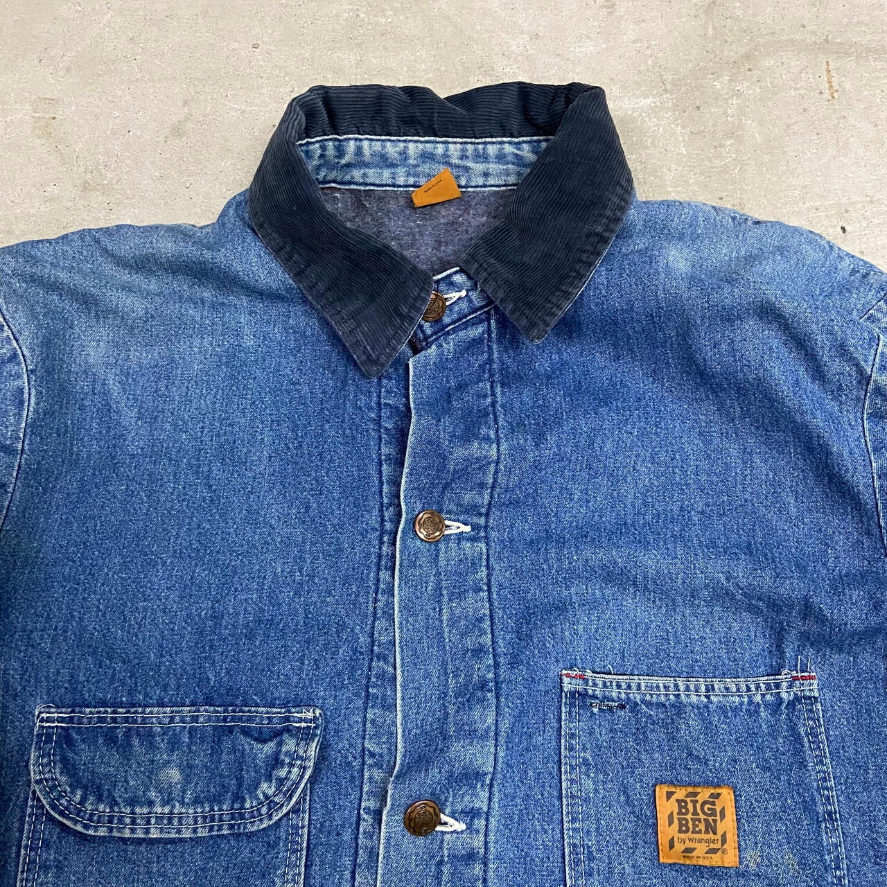 USA製 80年代 ビッグベン デニムカバーオール メンズXL相当 古着 BIG 