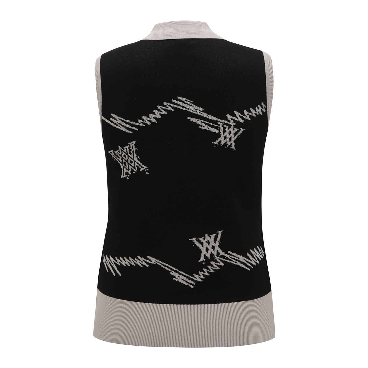 WOMEN SM LOGO PATTERN KNIT VEST | ANEW GOLF JAPAN公式 WOMEN SM LOGO PATTERN KNIT VEST | ANEW GOLF JAPAN公式