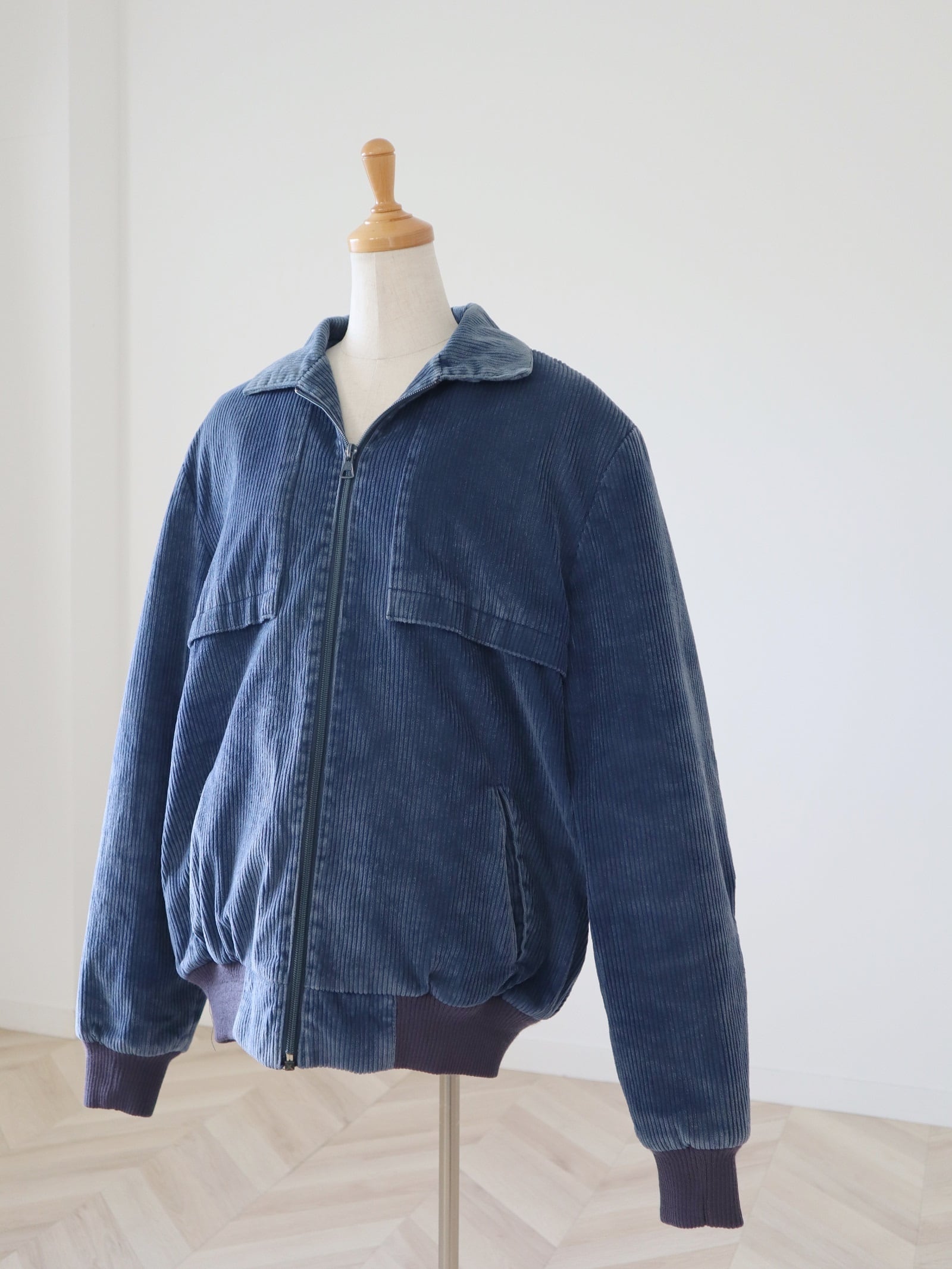 ●made in FRANCE corduroy zipper blouson②