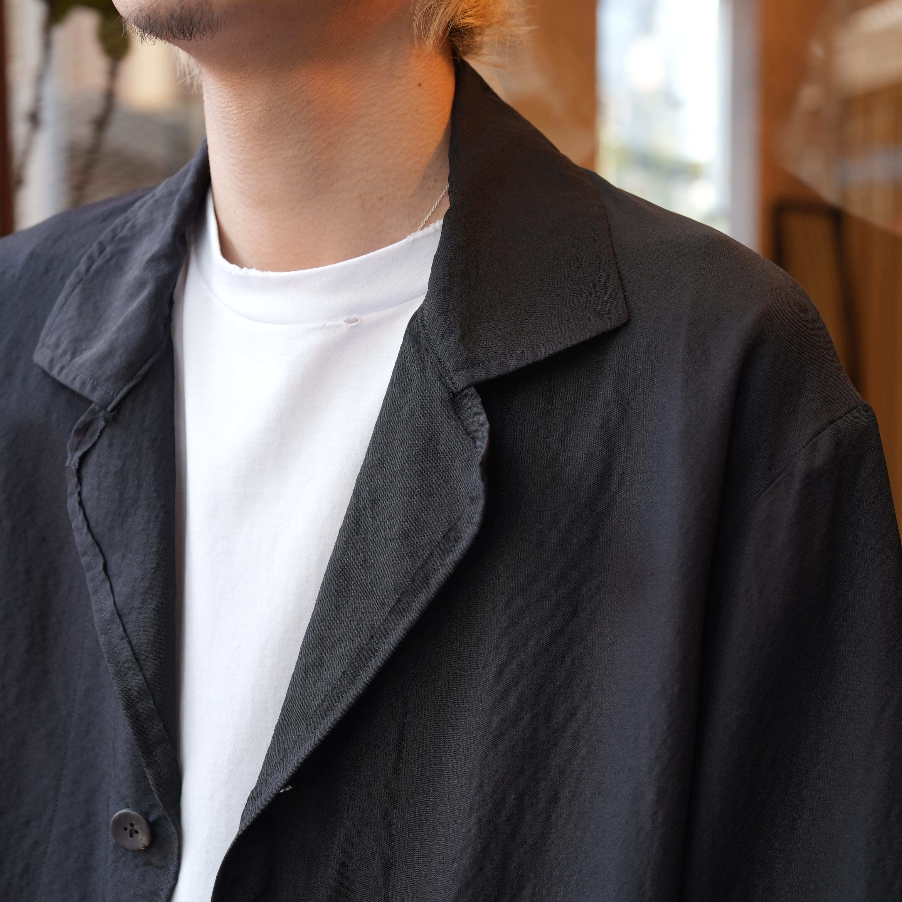 ジャケット・アウター ULTERIOR WASHED WOOL SILK TWILL JKT 26SS ULTERIOR(アルテリア) 26SS 