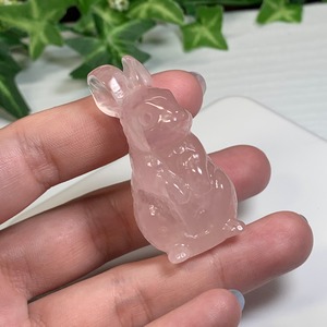 18.可愛いうさぎさん・ローズクォーツ