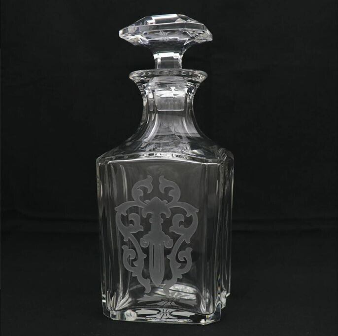 CHROME HEARTS クロムハーツ × バカラ DECANTER ウィスキー デカンタ クリスタルガラス ダガーモチーフ