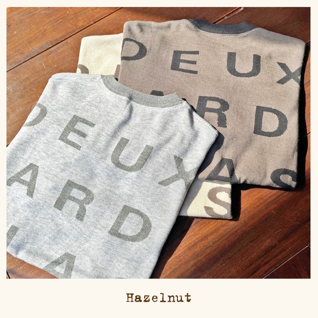 【Hazelnut】バックロゴニットプルオーバー(24555)