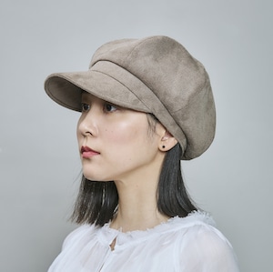 【2026AW】ピケスエード キャスケット|ベージュ/ブラック/グレイ/ブラウン Piqué Suede Casquette