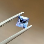 タンザナイト プリンセスカット 4.0x4.0x2.9mm, 0.33ct, タンザニア産