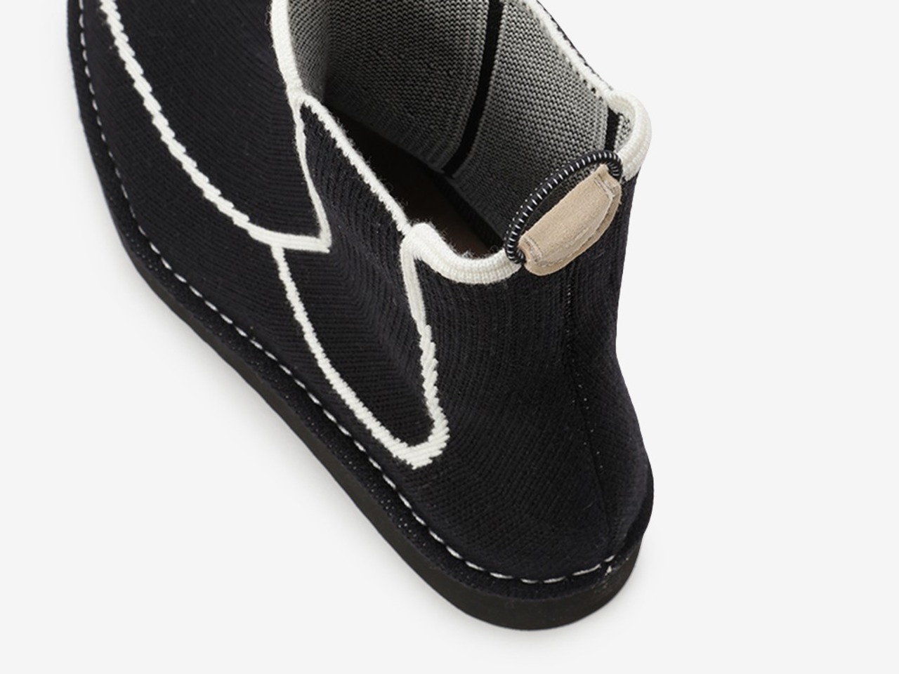 squareboots-TRACE / BLACK