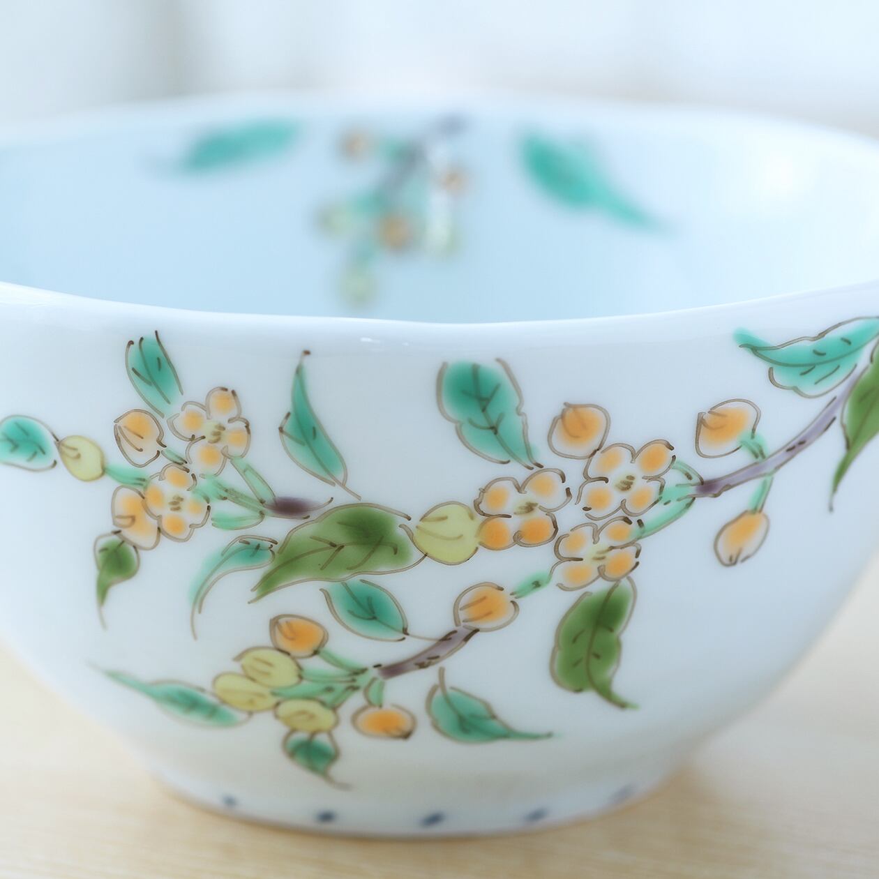 藍水 キンモクセイ カフェボール うつわ藍水（波佐見焼） | にっこう