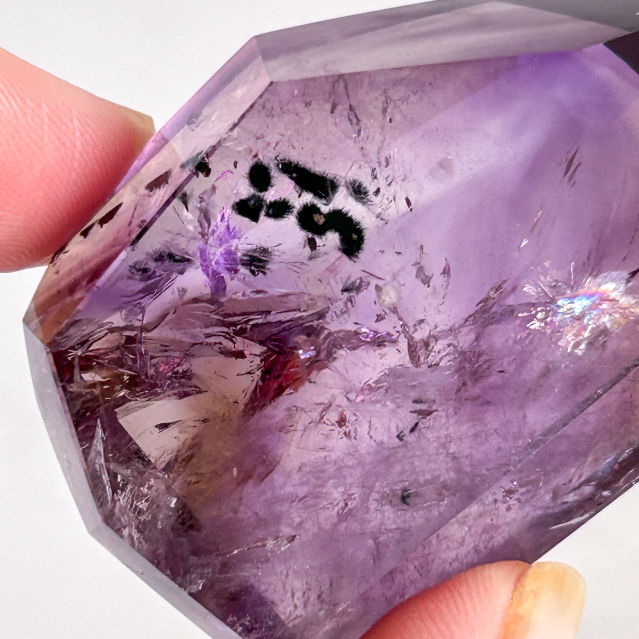 ロマネサイト in アメジスト(ファントム/レインボー)