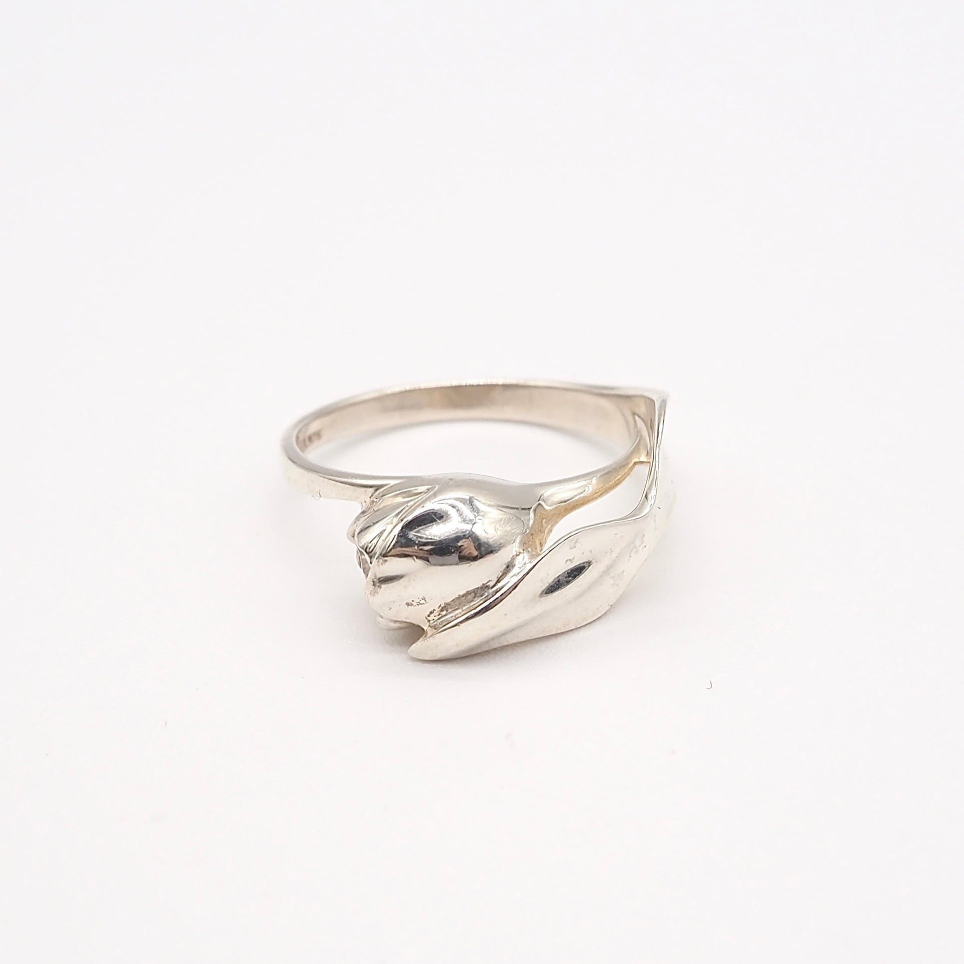 Tiffany&Co. 約13号 チューリップリング シルバー925 ティファニー