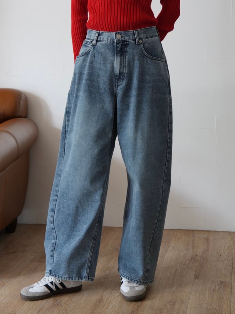 【SALE】287s. passione パシオーネ カーブデニムパンツ (46609)