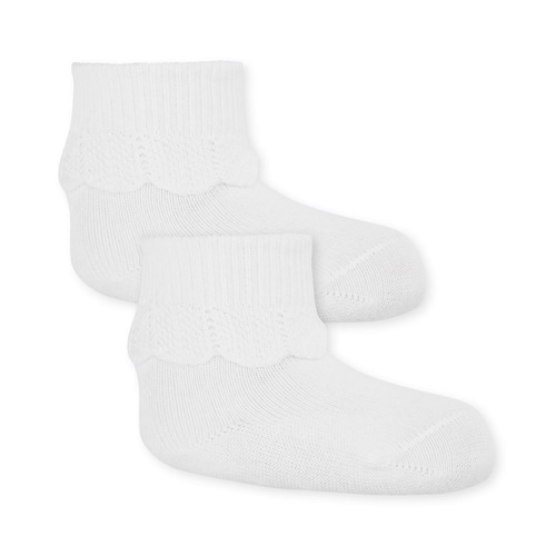 2 Packs Lace Socks [ optic white ] / Konges Sloejd     [コンゲススロイド ベビー服 靴下]