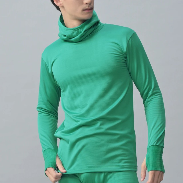 【Mens】瞬暖 GRID-TEC+ Hoodie Thumbhole B.V.D