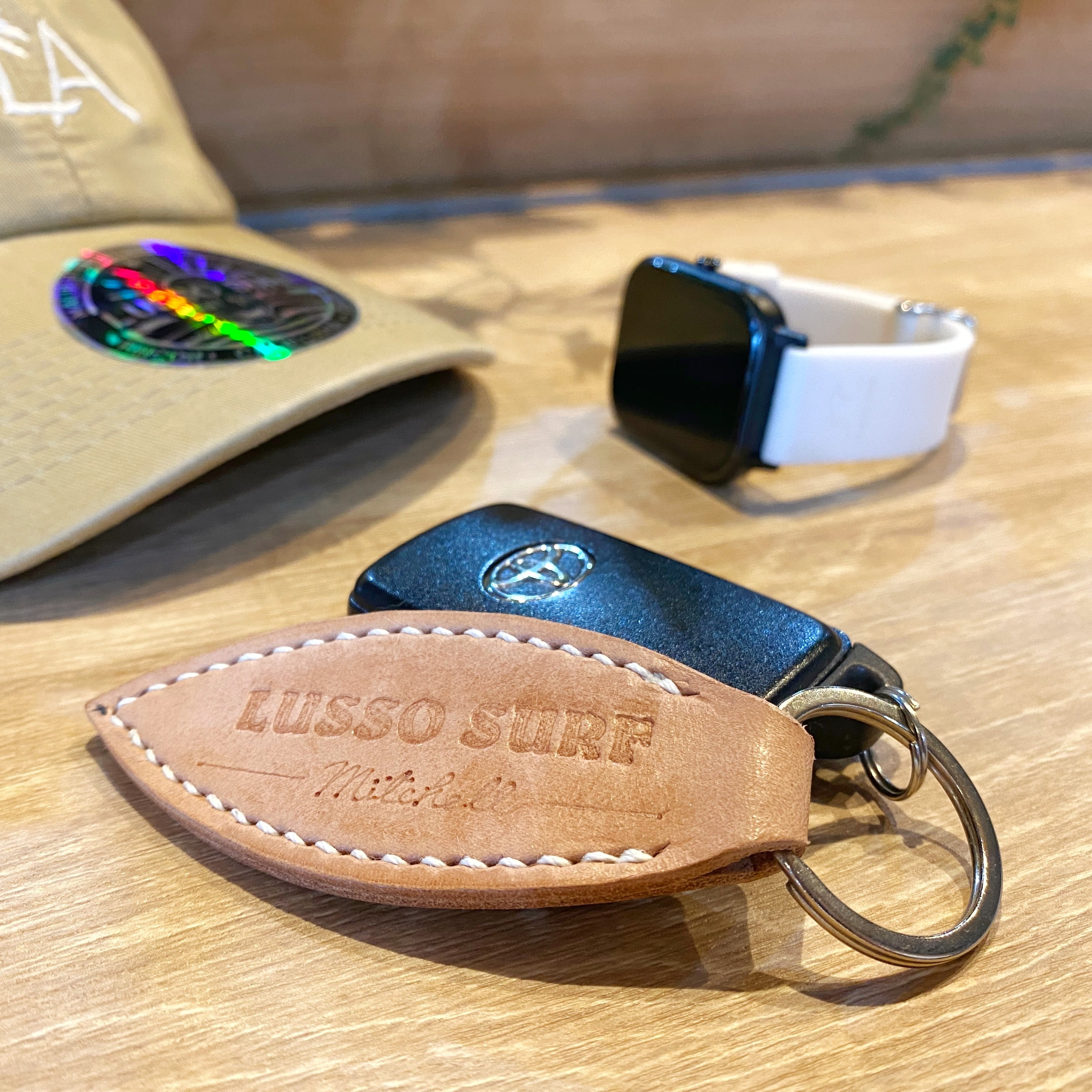 Leather Key Tag | LUSSO SURF