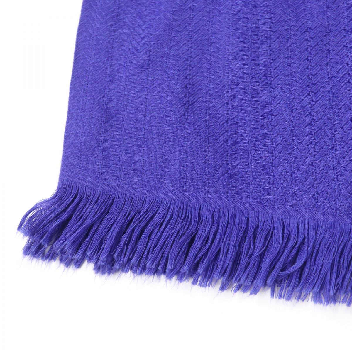 エルメス カシミヤシルク100 刺繍ディテール エルメス カシミヤシルク