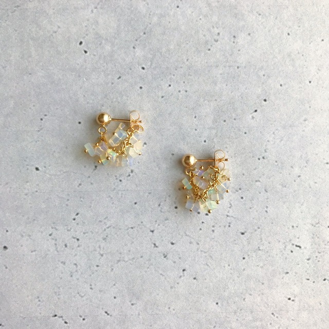 KOUFUKU Opal Earrings